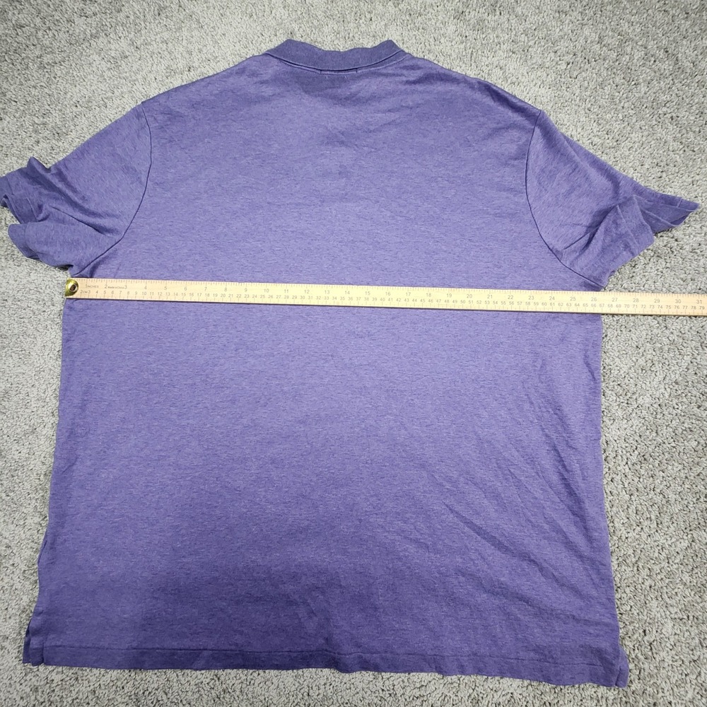 Polo Ralph Lauren Shirt Mens 2XL XXL Purple Classic Fit Prppy Old Money Stretch - Picture 7 of 11